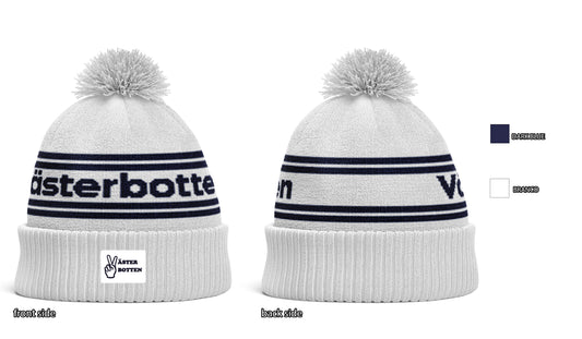 Mössa stickad Västerbotten tofs